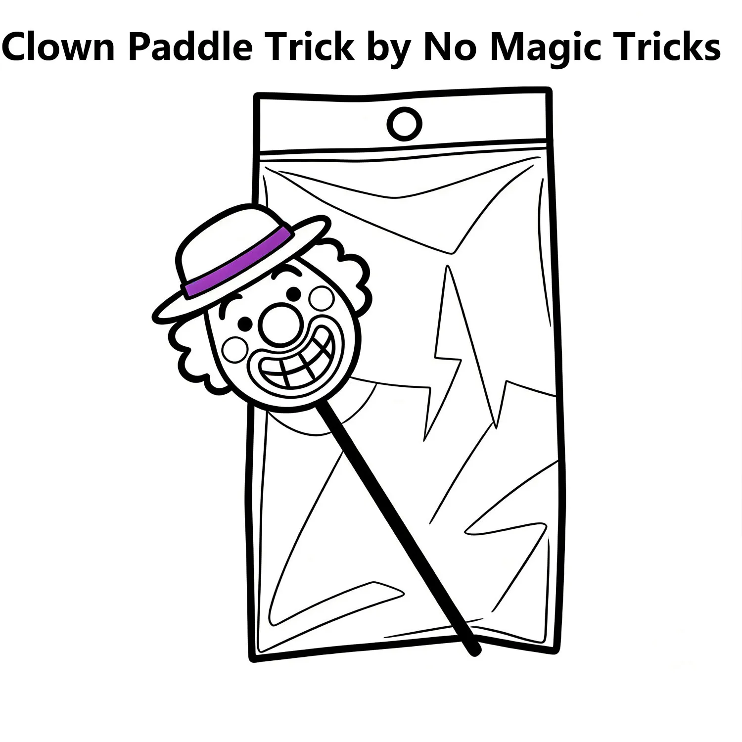 

Трюк с веслом клоуна от No Magic Tricks, клоунский нос, исчезает, иллюзии крупным планом, реквизит для трюков