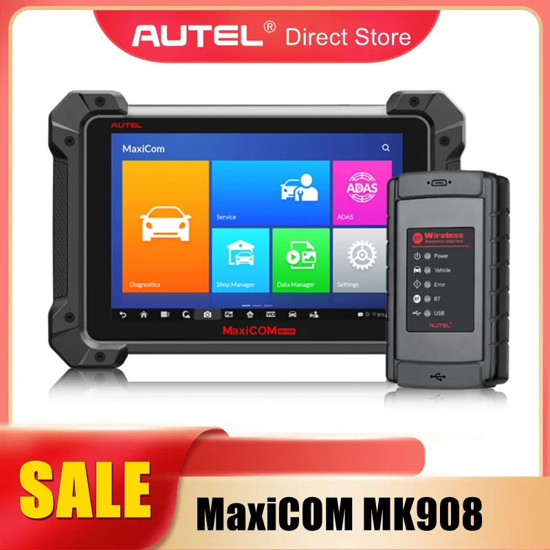 

Autel MaxiCOM MK908 Full System Automotive Diagnostic Tool with Injector Coding & ECU Programming