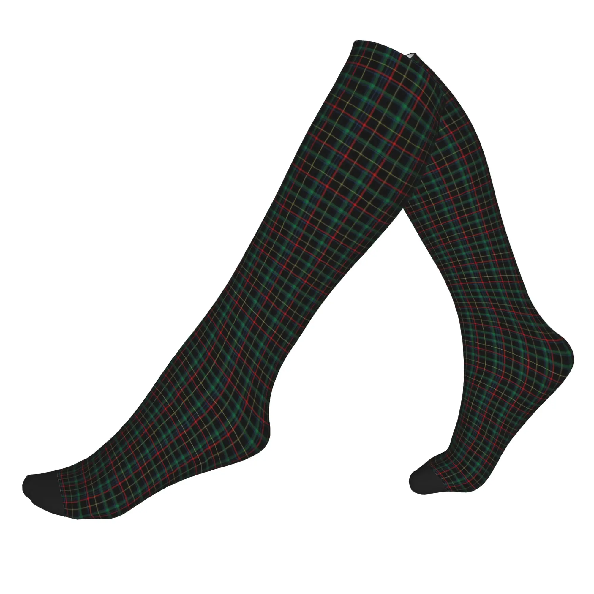 

Funny Men's Gtis Tartan Dress Socks Unisex Breathbale Warm 3D Print Sports Compression Socks