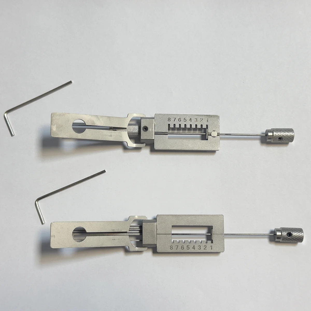 SS004 SS005 NEUES 2-in-1 Ziviles Schlossöffnungs- und Decoder-Set für professionelle Schlosser zum Öffnen von Zylindern – Detail 3