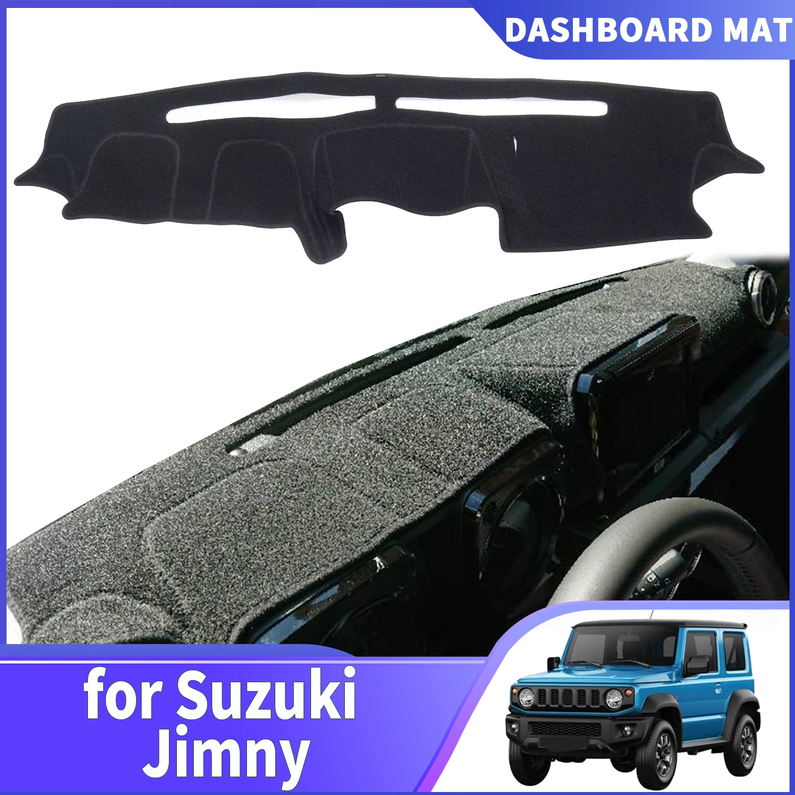 

fit for Suzuki Jimny 2019 2020 2021 2022 Dashmat Dashboard Cover Pad Protective Carpet DashMat Sunshade Car Accessories