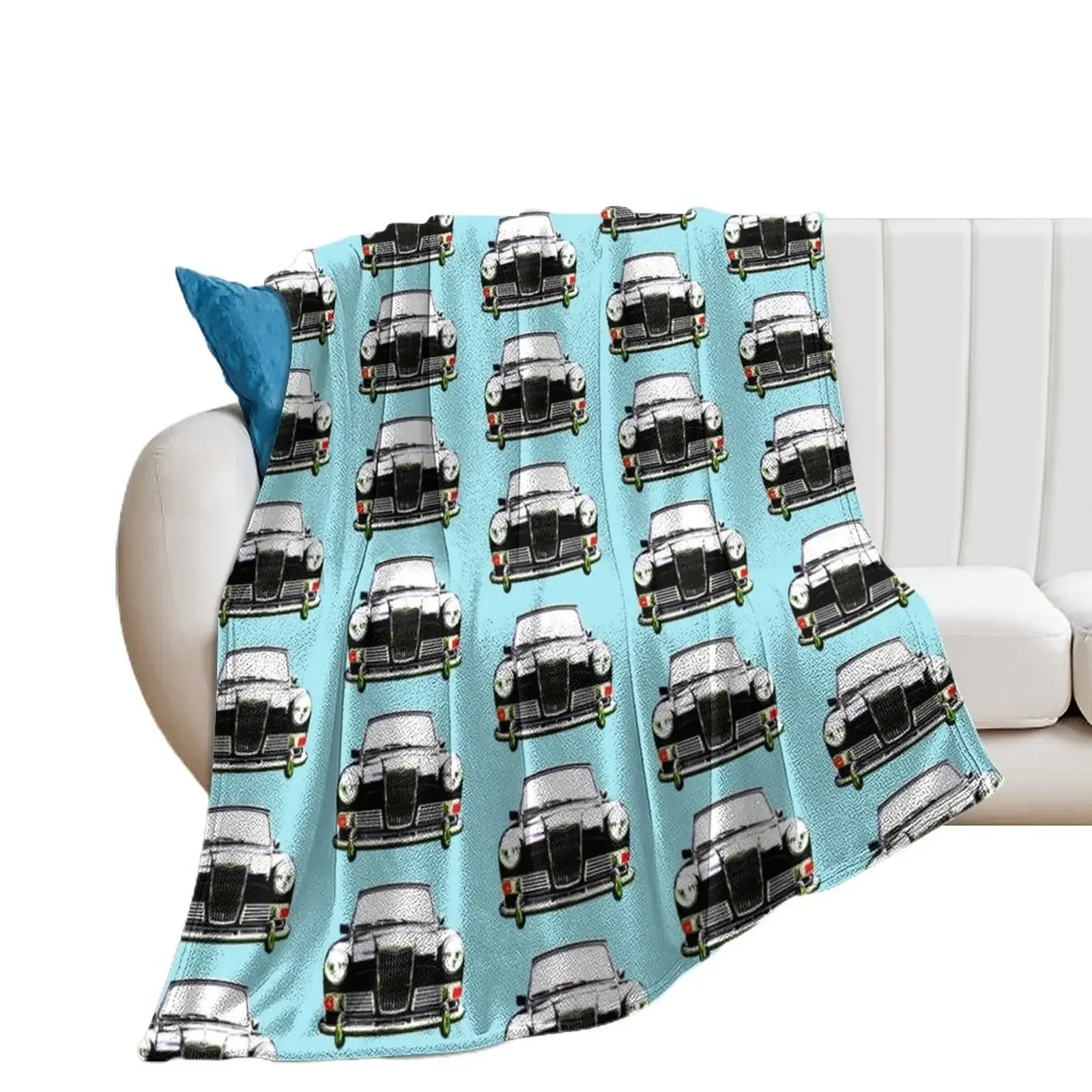 

Riley Elf 1960s British classic car bold Throw Blanket Beach Giant Sofa wednesday Blankets Sofas Of Decoration Blankets