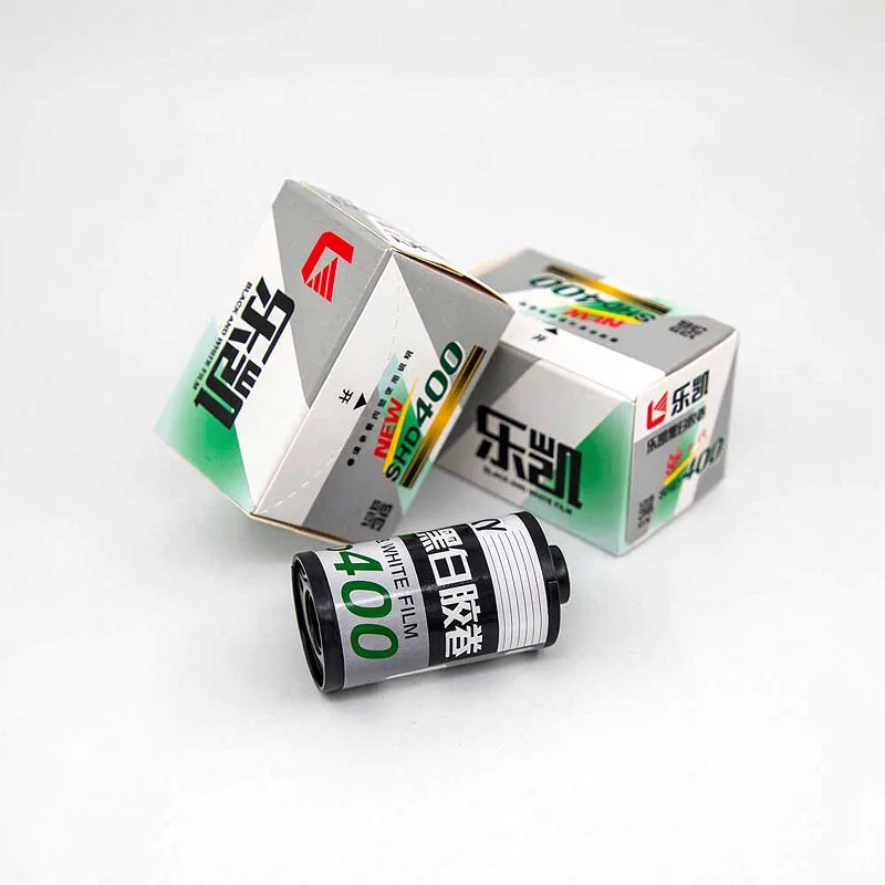 36 Sheets in Stock LUCKY 135 Film CHINA SHD 400 Black And White Film For Kodak Fuji 35mm Film Camera DX Code ISO 400 Exposure