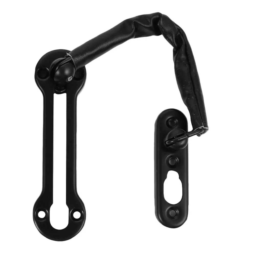 

Heavy Duty Stainless Steel Door Chain Lock Strong Ventilation Viewing Gap Security Chain for Hotel Bedroom Office Front Door