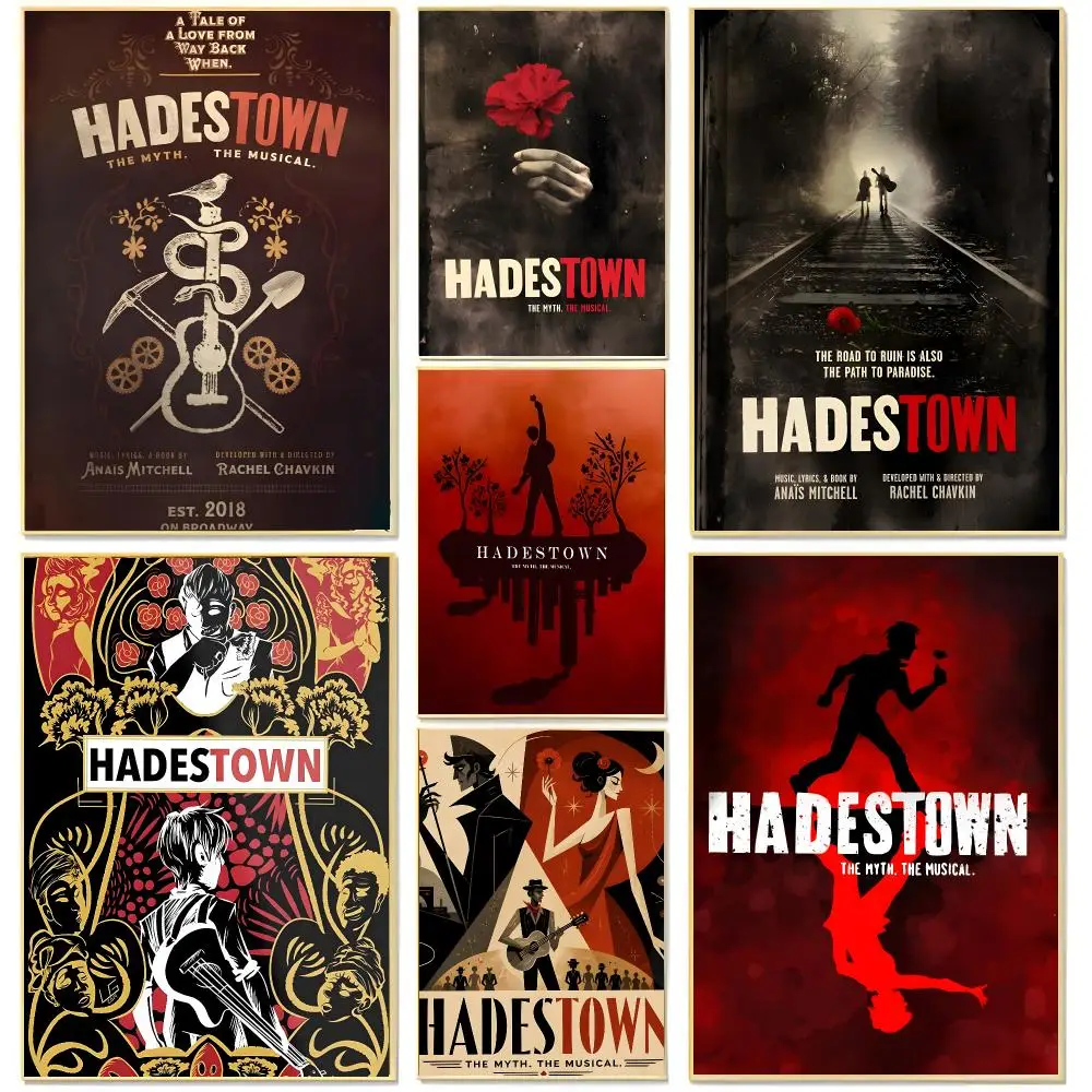 Dramatic StageShow H-Hadestown Poster Living Room Bedroom Decorative Print Unframed Decor