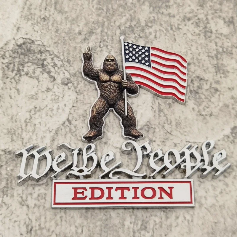 

Bigfoot We The People Edition Car Emblem,Patriot Flag Edition Metal Car Emblem Badge,U.S. Flag Emblem for Trucks SUV Cars Motor