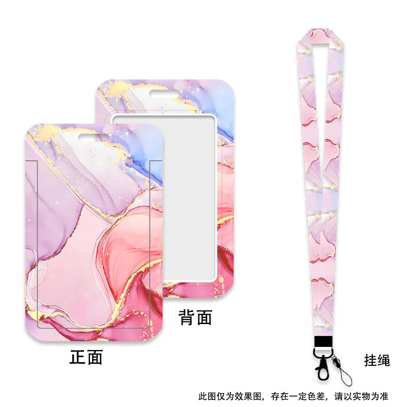 

Kawaii ID Card Holder Fashion Name Tag Case for Student Campus Card Bus Pass Bank Card ID Protective Cover Travel Accessory