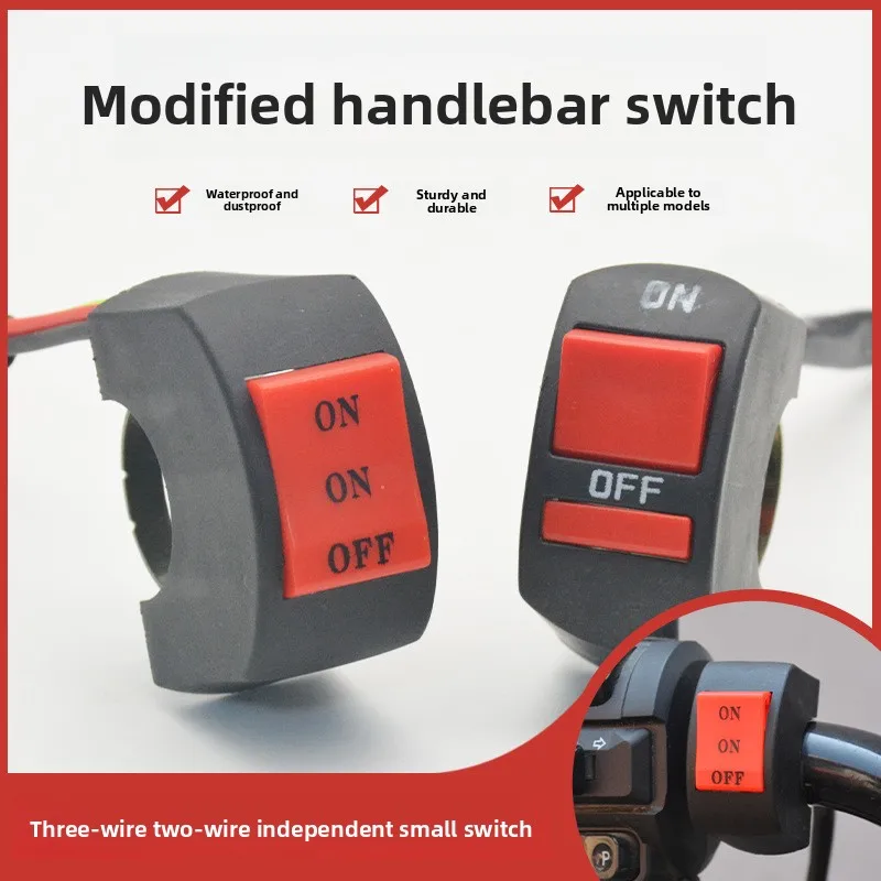 

Universal 12-80V Headlight Switch with Horn & Spotlight Function - Multi-Purpose Car Motorcycle Light Control Switch