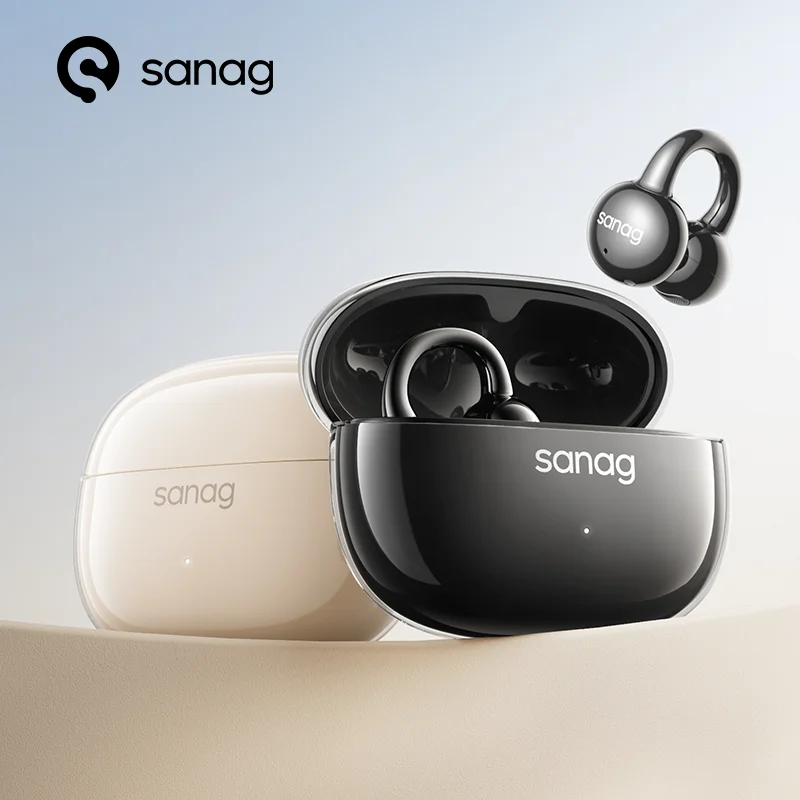 Sanag Z60S Ear Clip Earphones HiFi Sound Open Ear Earbud Audífonos Bluetooth Wireless Headphones Flash-sale Running Headset