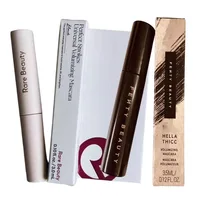 Máscara de belleza rara, resistente al agua, voluminizadora, alargadora, rizada, negra, de larga duración, a prueba de manchas, resistente al sudor con caja