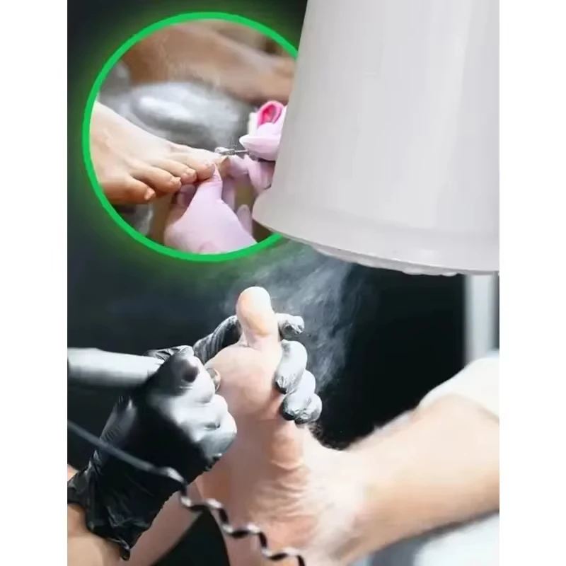 Colector de polvo de uñas para salón de belleza, lámpara sin sombras, Oem, cliente profesional 4blanc, dos en uno