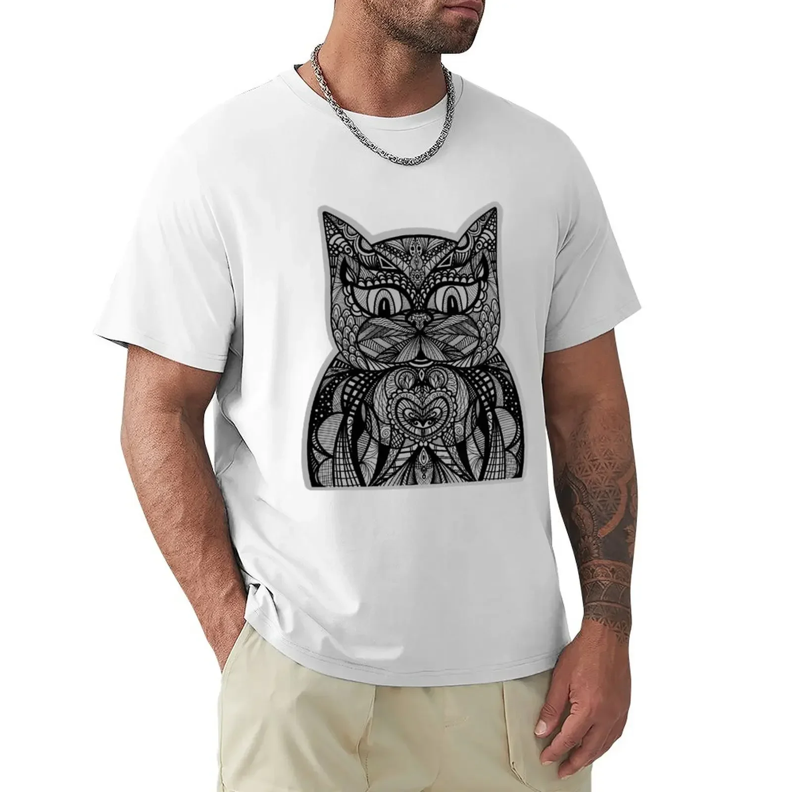 The Owl and the Pussy Cat T-shirt vintage animal prinfor boys mens t shirt graphic