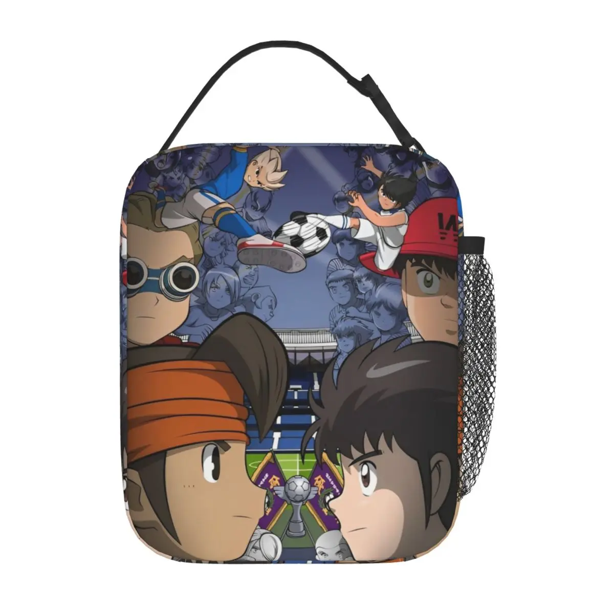 حقيبة تبريد معزولة للغداء من Inazuma Eleven حاوية الغداء لعبة فيديو لعبة رياضية صندوق غداء مانع للتسرب حقيبة تخزين المواد الغذائية #1