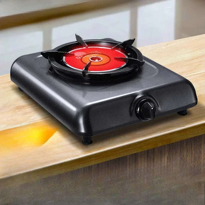 Household Single Benchtop Gas Stove - Infrared, Compatible with Natural Gas & Liquefied Gas fogao cooktop