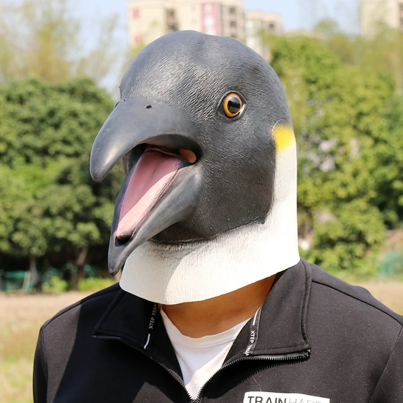 Penguin Mask - Halloween Latex Animal Full Head Mask Cosplay