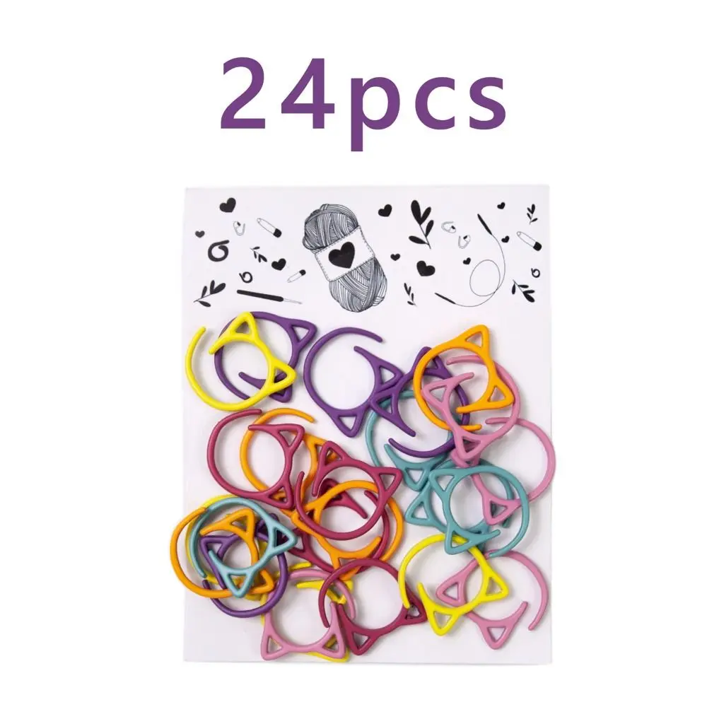 Sewing Supplies Metal Knitting Stitch Markers Locking Ring Accessories Crochet Latch Knitting Tools DIY Craft Marker Tools