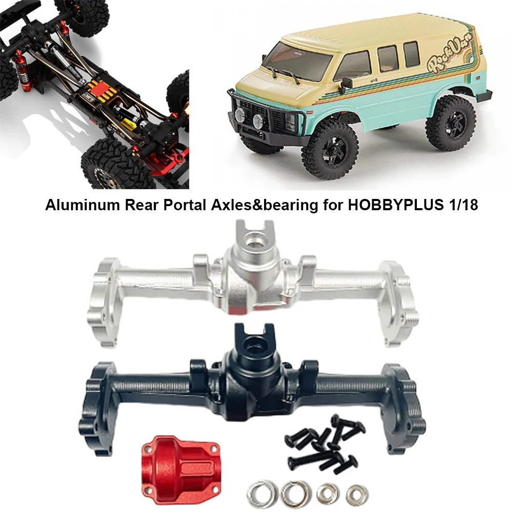

RCGOFOLLOW 1/18 Aluminum Alloy Upgrade Rear Axle Housing RC Upgrade Part Rc Rear Axle Housing For Hobbico Dromida RC Car