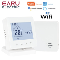 Smart RF Wireless Room Thermostat For Gas Boiler Heating Touch Screen Temperature Controller Home Programmable WiFi Thermostat