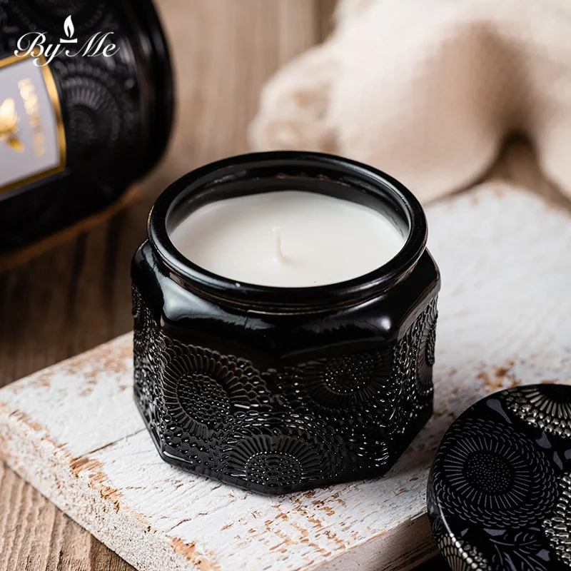 

Small octagon cameo cup wax. Soy wax scented candle set. Home bedroom scented smokeless scented candle. Household fragrance