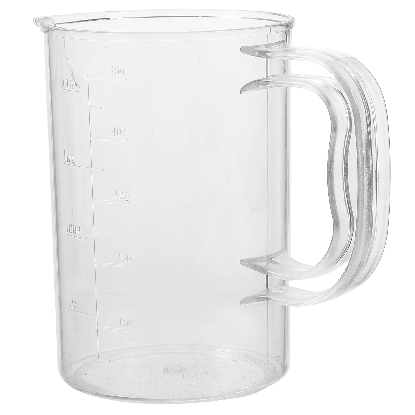 

High Capacity Clear Coffee Milk Container Tool Graduated Mixing Household Plastic Jug Large Quantity Kitchen for Home