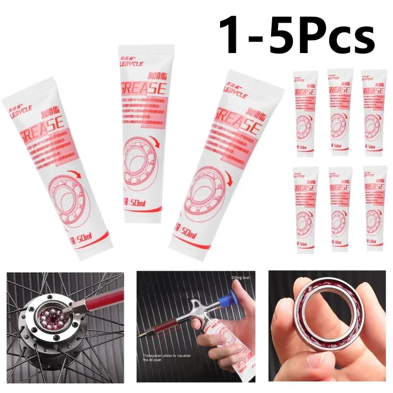 1-5 pièces vélo lubrifiant huile moyeu bas casque tour corps roulement à billes graisse VTT graisse élément chaîne huile