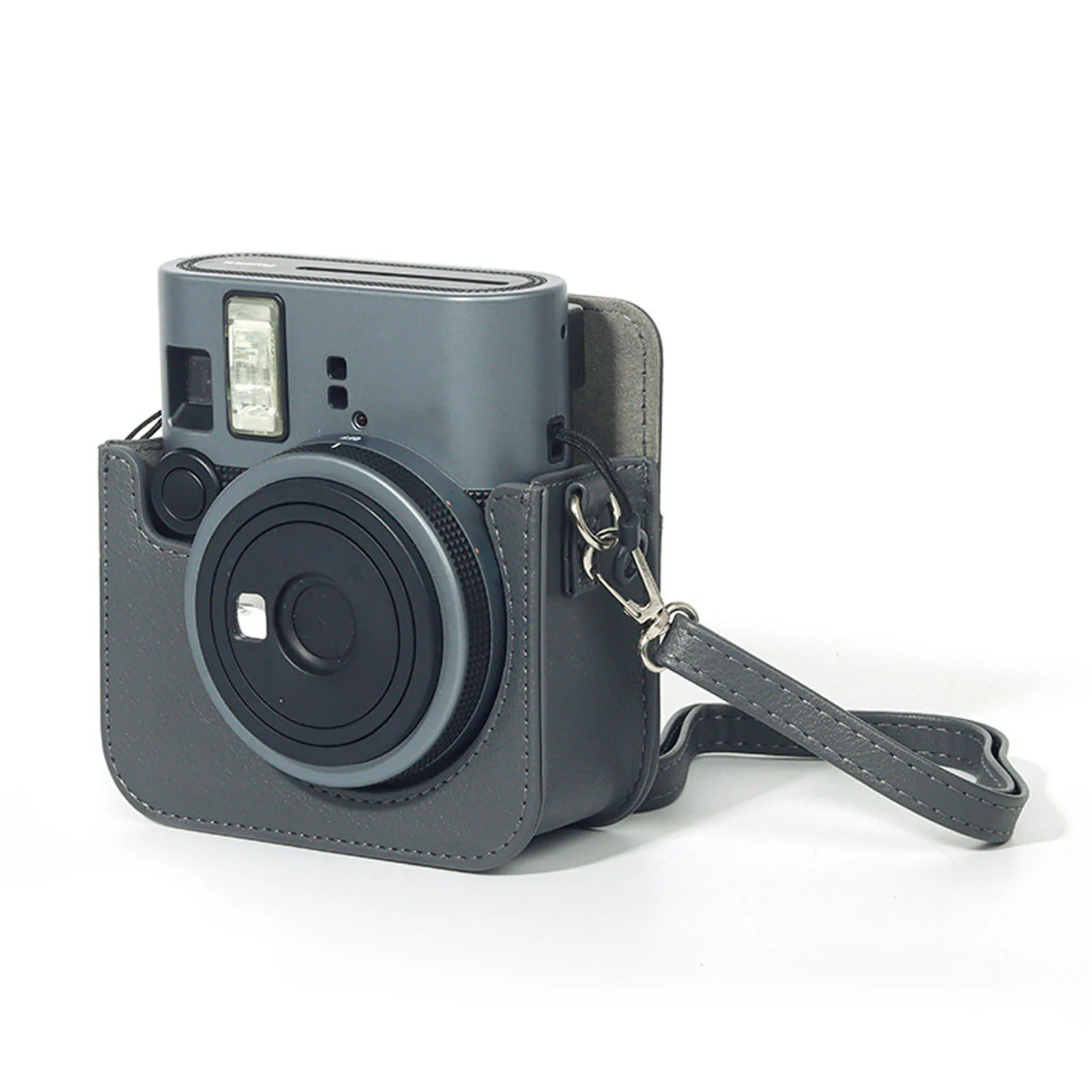 

Сумка для хранения мгновенной камеры, защитный чехол для мгновенной камеры из искусственной кожи, устойчивый к царапинам, магнитная откидная крышка с узором личи для путешествий