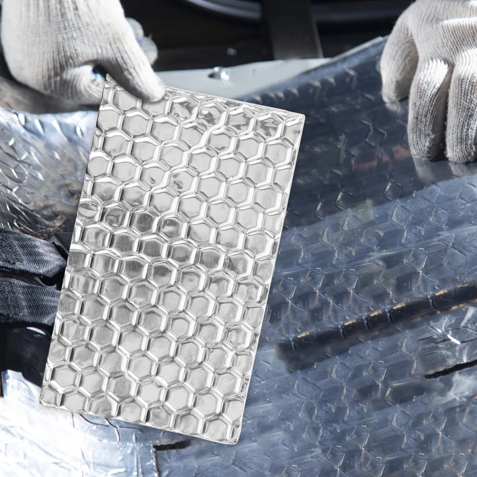 Vehicle Sound Deadening Material Butyl Rubber Aluminum Sheet Car Noise Reduction Sound Dampening Pad Automotive Soundproof