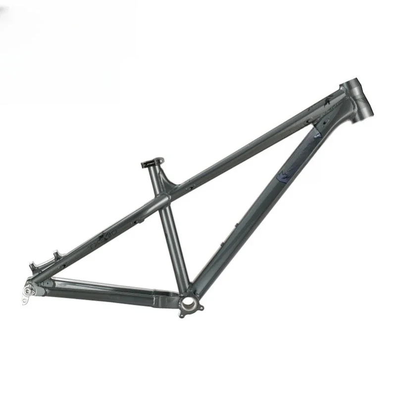 Bicycle frame AM bucket shaft version earth slope bicycle high strength aluminum alloy hard tail frame