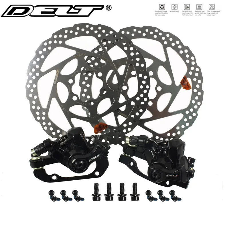 

Комплект велосипедных дисковых тормозов DELT RT56, ротор 160 мм, правый передний левый задний велосипедный суппорт, детали для велоспорта MTB