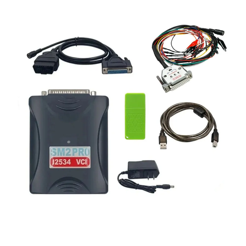 PcmFLASH VCI OBD2 Scanner J2534 SM2 KTM TOOL ECU Programmer includes one dongle Professional Automotive