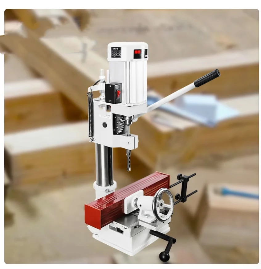 1200W Bench Wood Tenon Chisel Mortiser Machine For Woodworking