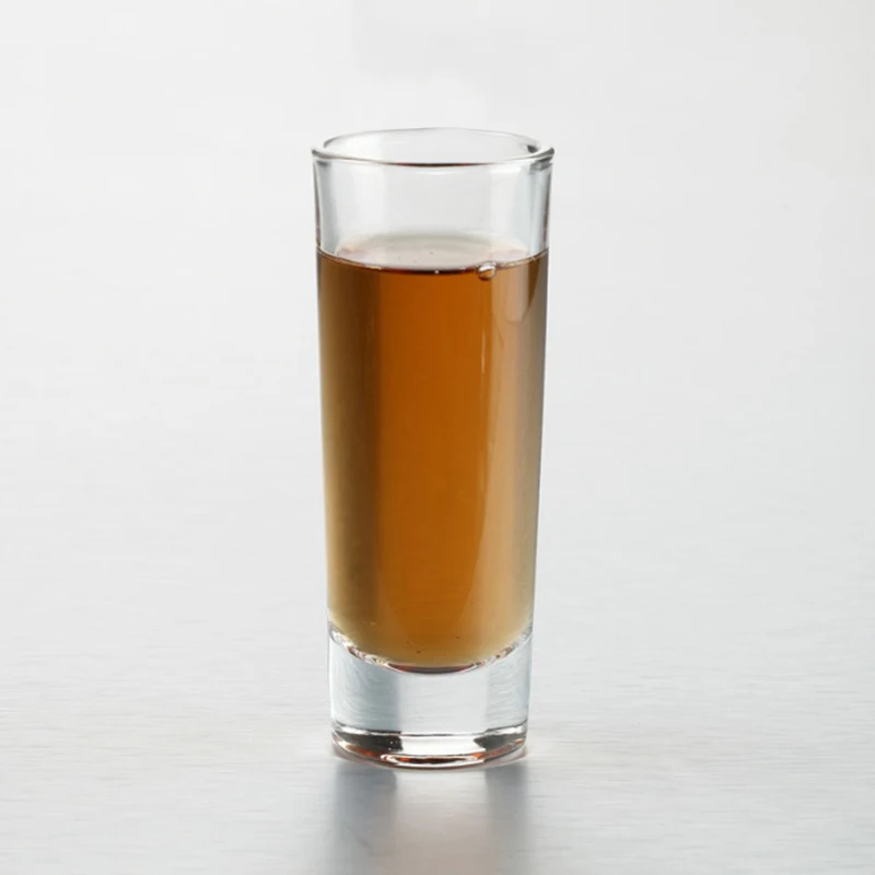 60ml Transparent Glassware for Bourbon Gin Whiskey Cocktail Scotch Vodka 8pcs Set Classic Shot Glass Party Small Liquor Goblet