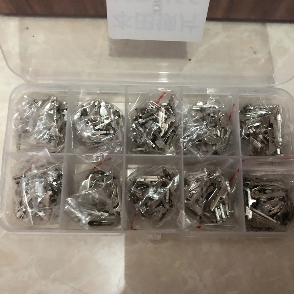 JMCKJ For Honda Auto Lock Repair Accesories locksmith Tool 380pcs 10 type Car Lock Reed HON66 Brass Iron Material Lock Plate