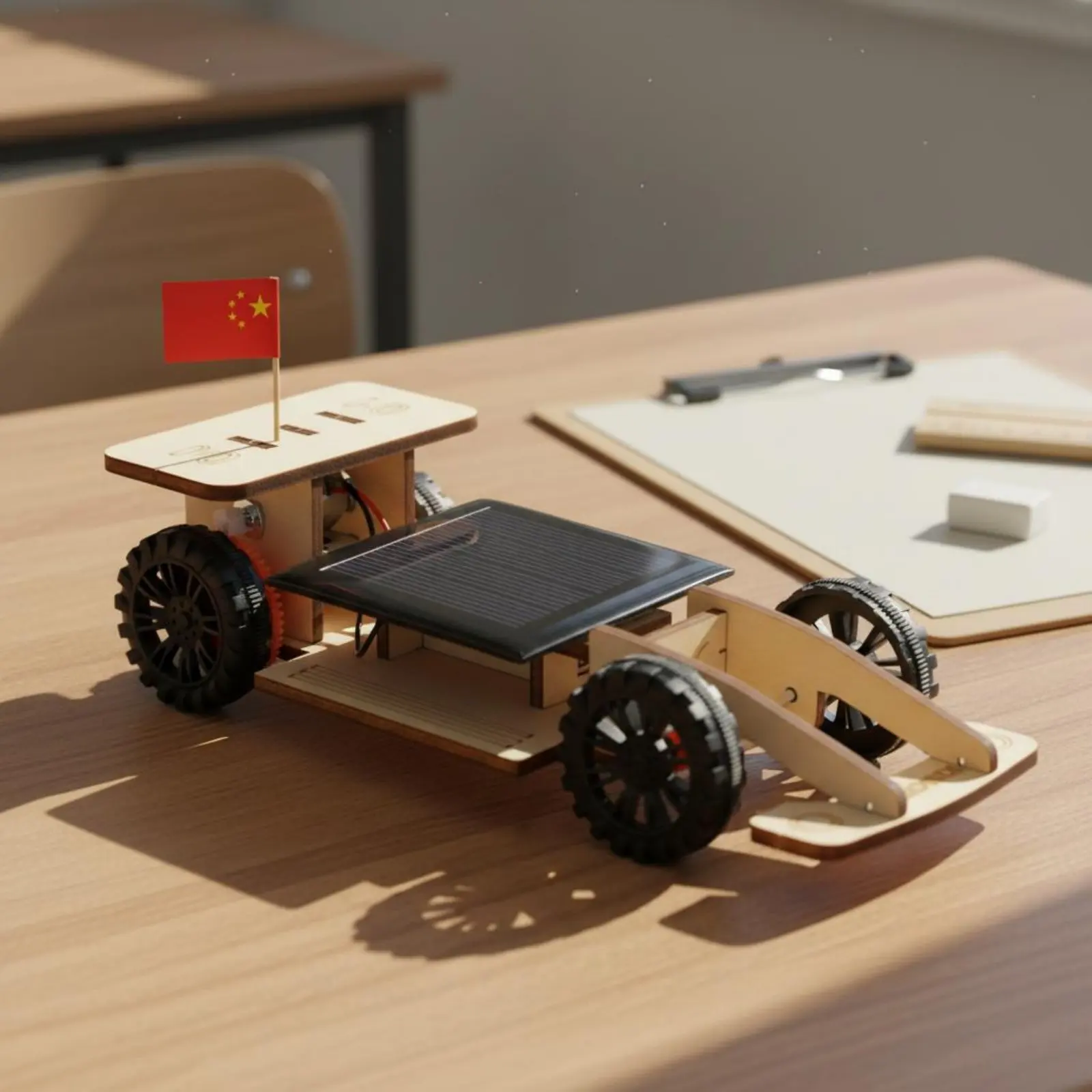 

Солнечная машинка-конструктор DIY: развивающая игрушка для изучения солнечной энергии, науки и инженерии для студентов