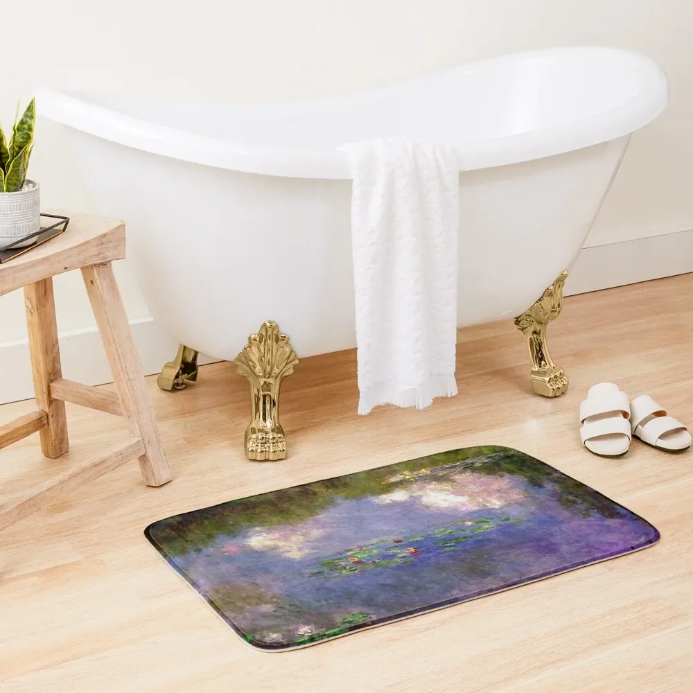 

Claude Monet | Landscapes of Water and Reflection | "Water Lilies -The Clouds" Bath Mat Non-Slip Pad Mat