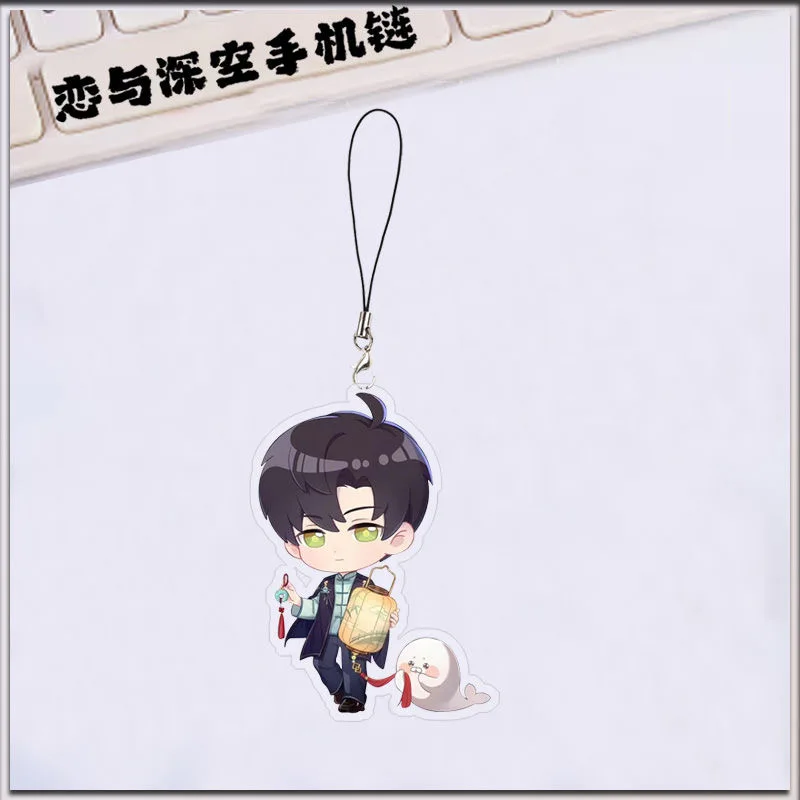 سلسلة هاتف جديدة للحب والفضاء العميق محيط لطيف Sylus Rafayel Xavier أكريليك على ظهره قلادة