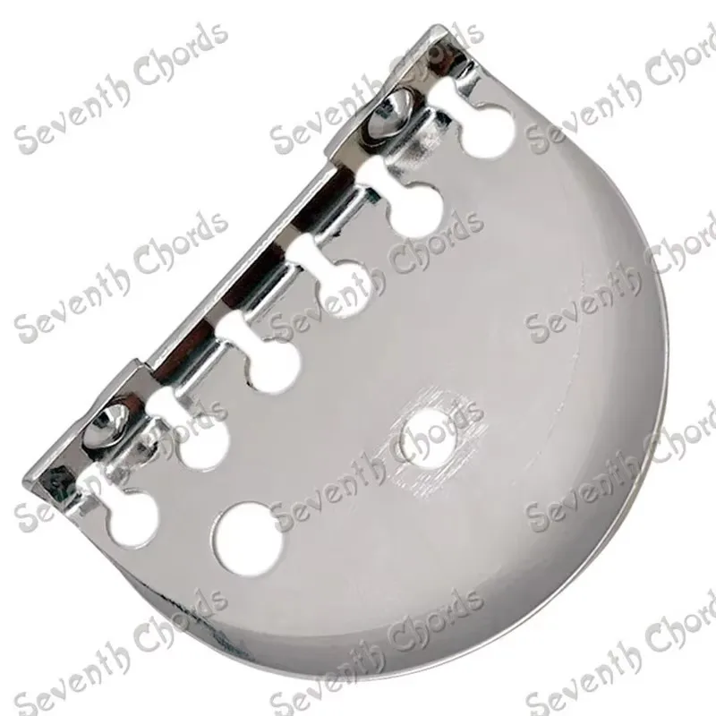 Ein Satz Nickel-E-Gitarrenbrücken für 6-Saiter, Sattel, Musikinstrumentenzubehörteile – Detail 1