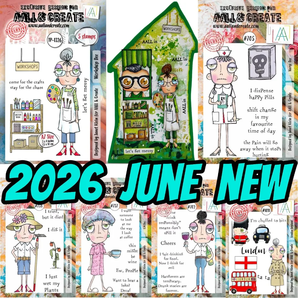 Dee Hit-Produkt: Transparente Silikonstempel für DIY-Scrapbooking, Bastelbedarf, Stempel für Fotoalben und Kartenherstellung, Neu im Juni 2026