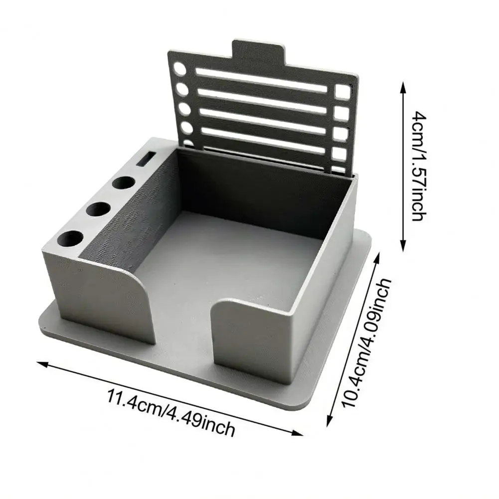 Note Organizer Portable Note Pad Dispenser with Sturdy Pla Organizer Universal Note Holder Template for Office School Home Desk