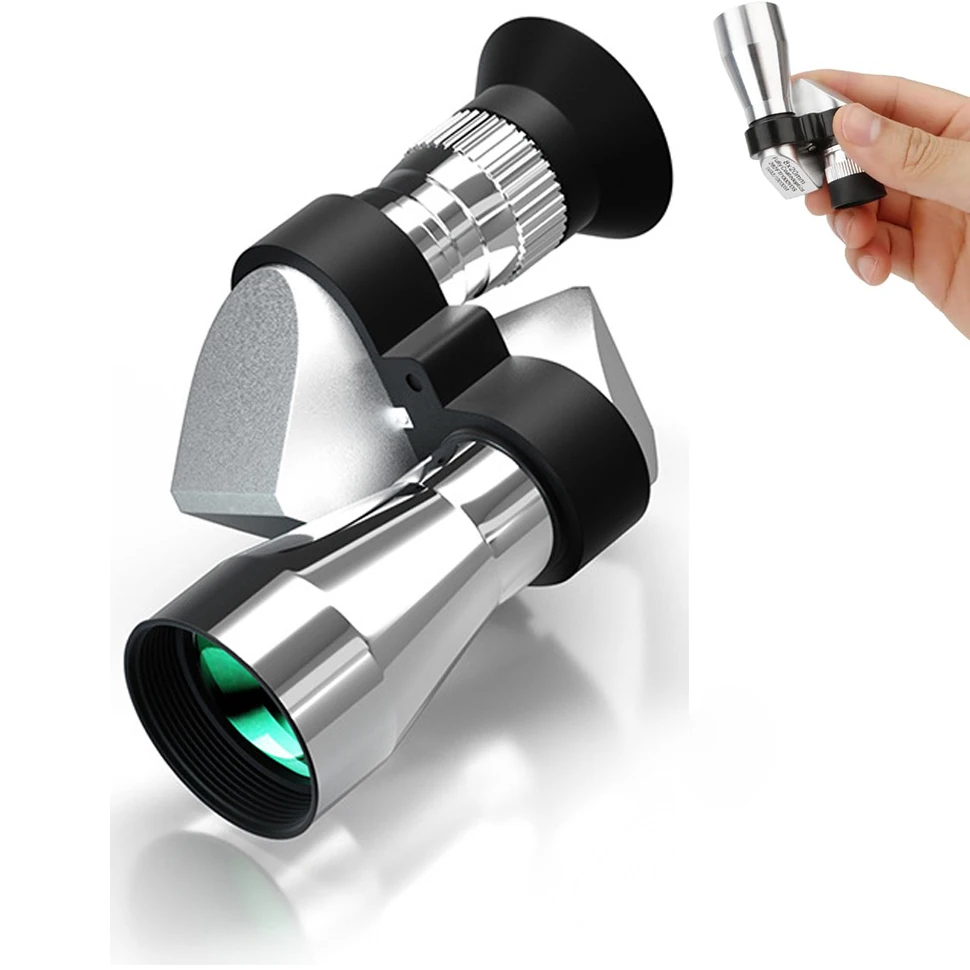Kompaktes Monokular-Teleskop 8X20 für Erwachsene, tragbares Mini-Hand-Monokular mit Smartphone-Adapter zum Vogelbeobachtung, Angeln
