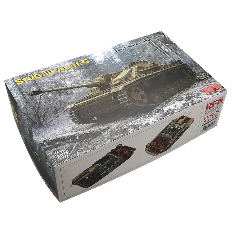 

RYEFIELD RM5073 1/35 scale StuG III Ausf.G Early Production Assembly plastics model kit w/Full Interior & Workable Track Links