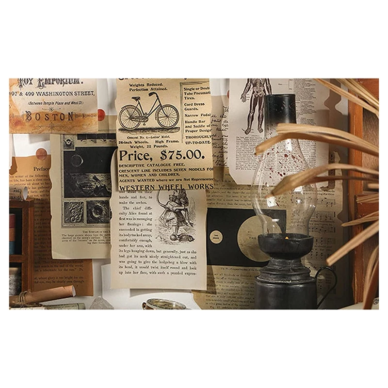 حزمة لوازم سجل القصاصات، 4.7 × 6.7 بوصة