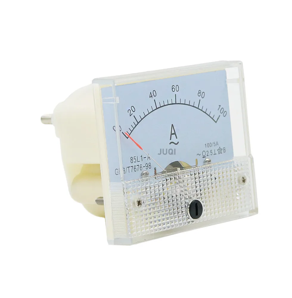 85L1 AC Pointer type Analog Current Meter Panel 1A 2A 3A 5A10A 15A 30A 50A 75A 100A 150A 200A 300A 400A 500A Mechanical Ammeter