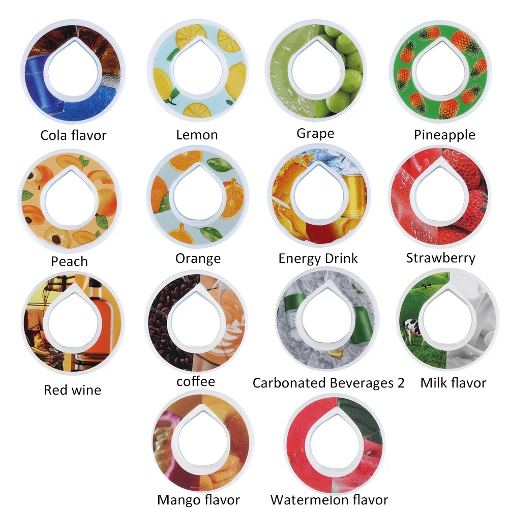 كبسولة نكهة زجاجة المياه، كبسولات رائحة النكهة الإبداعية 0 سكر تستخدم في زجاجة شرب نكهة مع كبسولات نكهة العطر #5