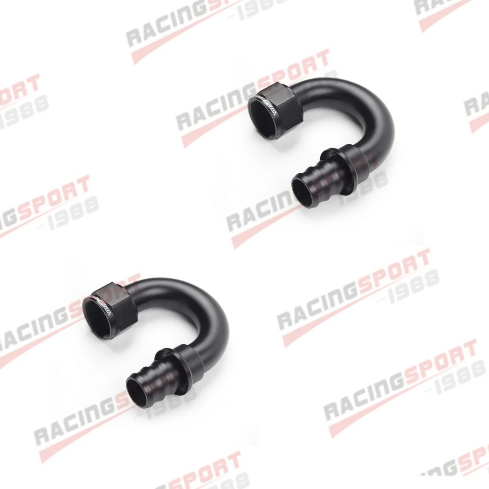 AN4/AN6/AN8/AN10/AN12/AN16 Straight 180 Degree Female Swivel to Push Lock Hose End Fitting Oil Fuel Hose End Adaptor Kit