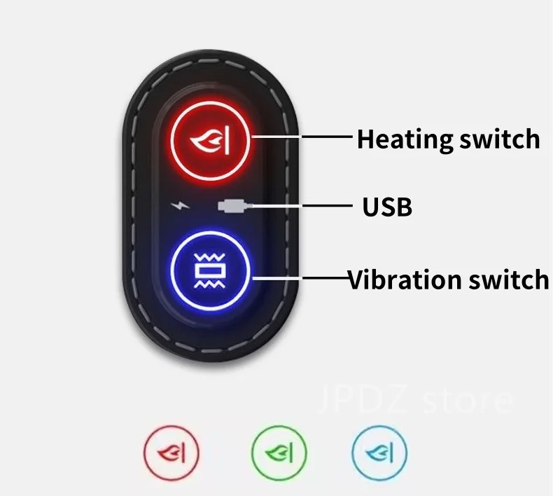 Voor Tesla Model 3 Model Y Verwarmde stoelverlenging beenkussen beenmassage kussen Ontspan het beenkussen autostoelaccessoires