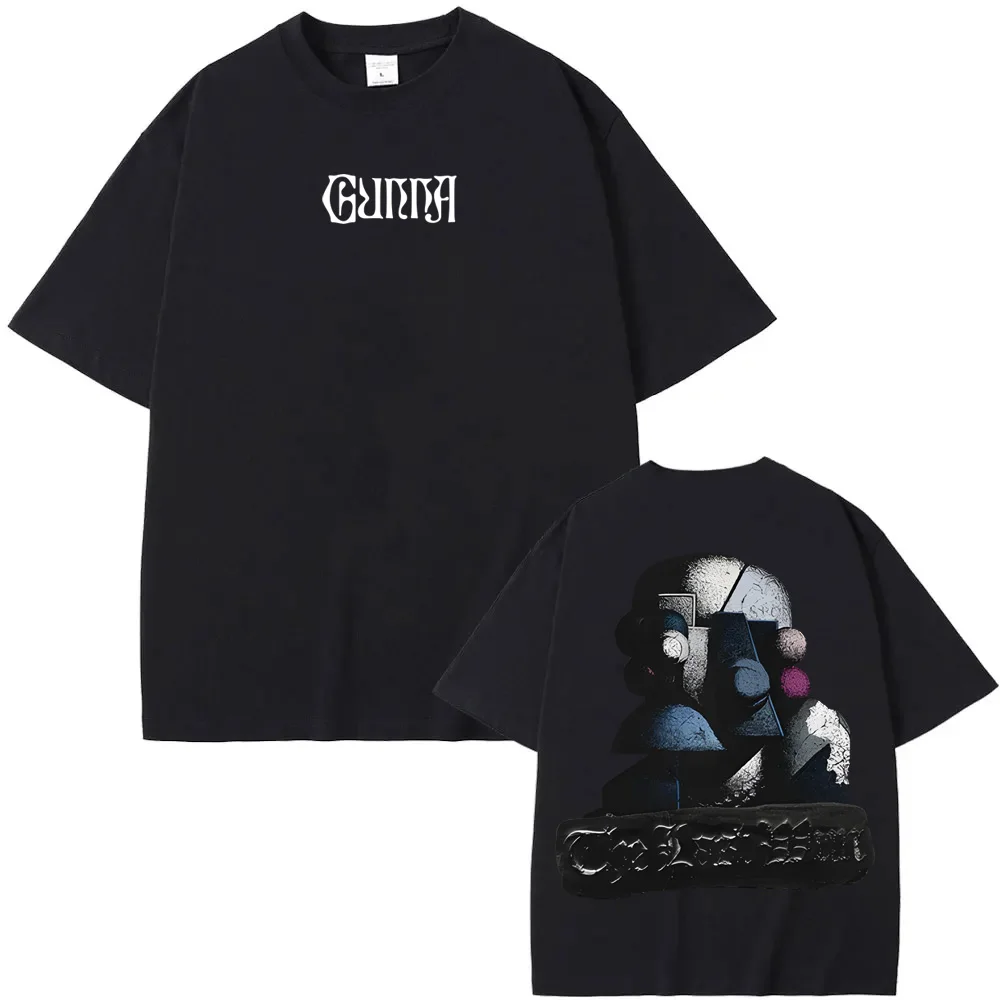 

Gunna 2025NEW T Shirt Singer's same styleSleeve CottonTee-shirt Graphic Printing Tshirt Moletom HipHop Clothing THE LAST WUN TEE
