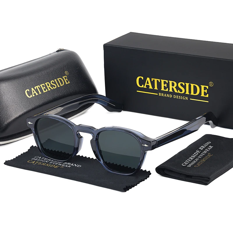 CATERSIDE New Retro Round Men's Sunglasses Small Frame Brand High-Quality Sun Glasses Women's Party Shopping Festival Gifts