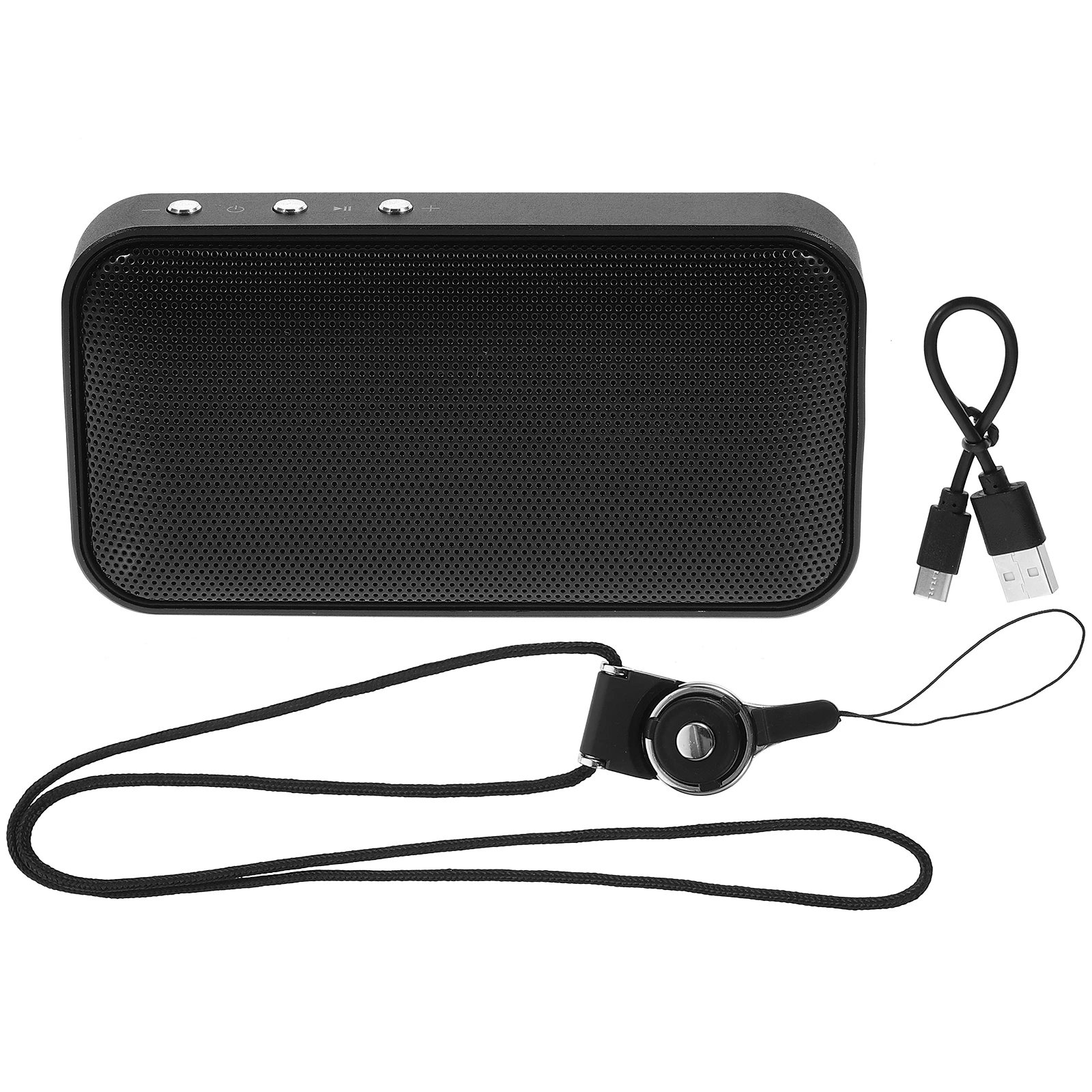 

Wireless Speaker Bt-209 Mini Portable Bass Speaker For Phone Pad Home Office Black High Fidelity Metal Frame