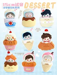 15cm Dessert doll clothes Party Series Cotton Doll Dress Set Light Night Official Baby Wearable Set